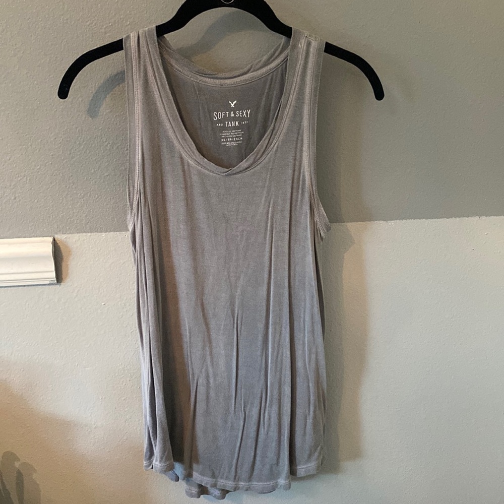 AE Soft and Sexy grey tank     #212